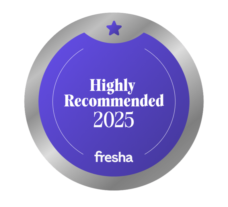 Fresha Highly Recommended Award to Salon Bisou 2023